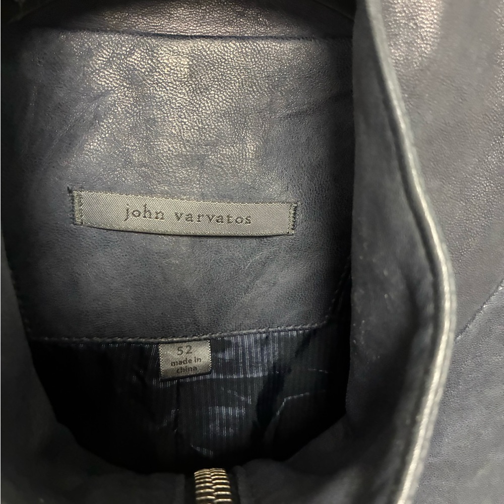 John Varvatos Collection Lambskin Leather Jacket Size EU 52 US 42 - Picture 7 of 16